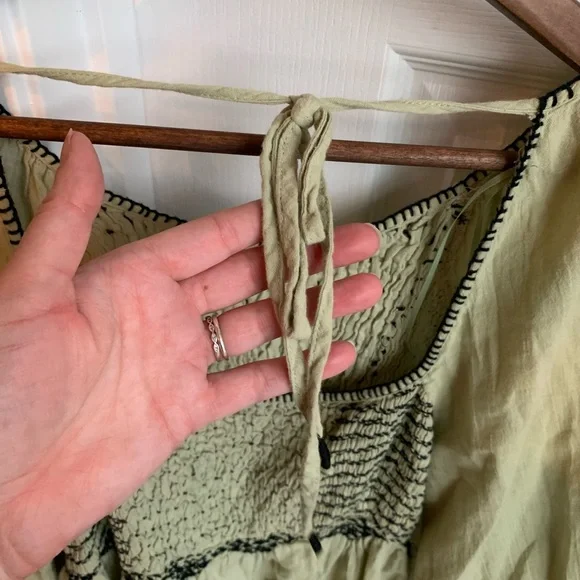 Free people smocked boho blouse - Picture 9 of 9